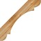 Ekena Millwork 6"W x 36"D x 36"H Olympic Rough Sawn Knee Brace, Western Red Cedar BRC06X36X36OLY00RWR - alternate 2